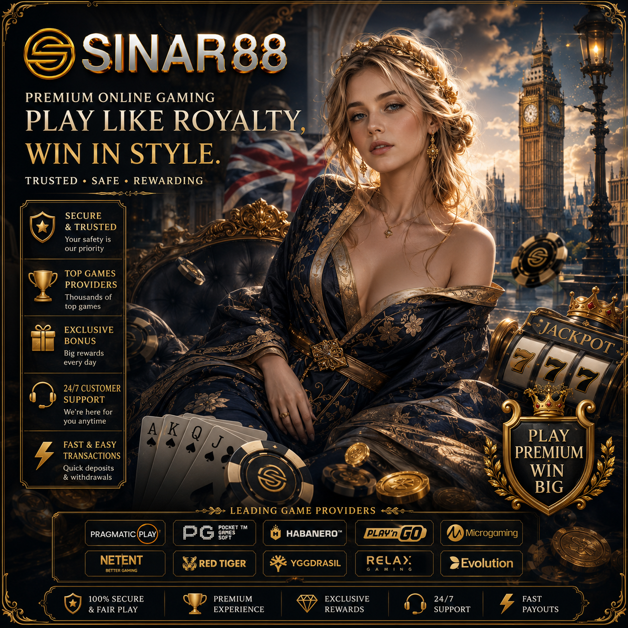 Sinar88 - United Kingdom Online Slots & Casino Platform